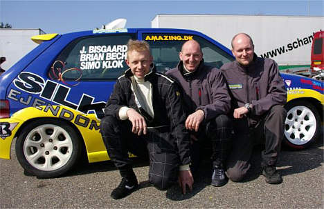 Start nr. 69 deles mellem Jesper Bisgaard, Brian Bech og Simo Klok.